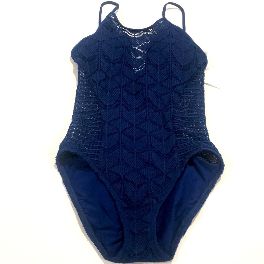Blanca maybe blue one piece swimsuit size 6 NWT